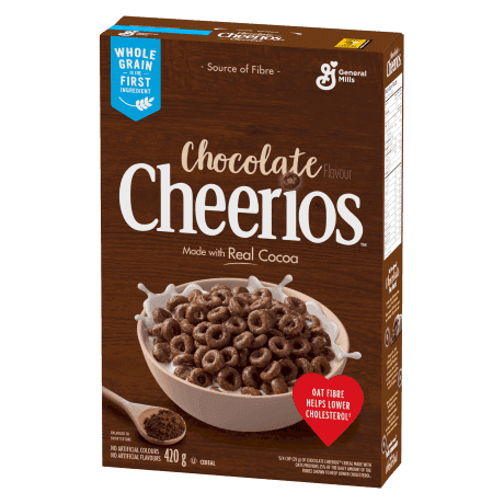 Cheerios CA, Chocolate front of pack, 420g
