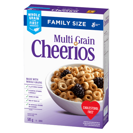 Cheerios CA, Multi Grain, front of pack, family size, 430g